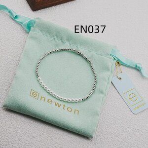 Enewton Platinum Bead & Pearl Single Bracelet